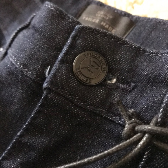 NWT Tailor Made Jeans | Brisbane High Rise Slim Straight | Dark Wash - Picture 7 of 15